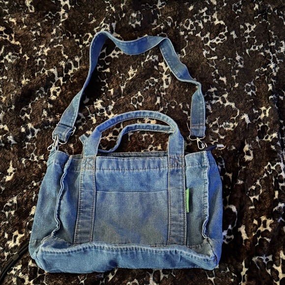 Handbags - Blue Denim Shoulder Bag